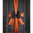 Picture of HALLOWEEN DOOR BOW BLACK/ORANGE